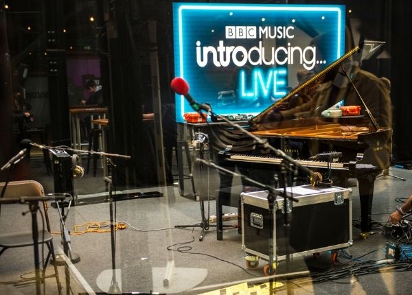 BBC Music Introducing LIVE stage with musical instruments
