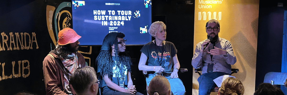 Sustainable Touring: MU Sound the Alarm at Liverpool Sound City Forum 2024