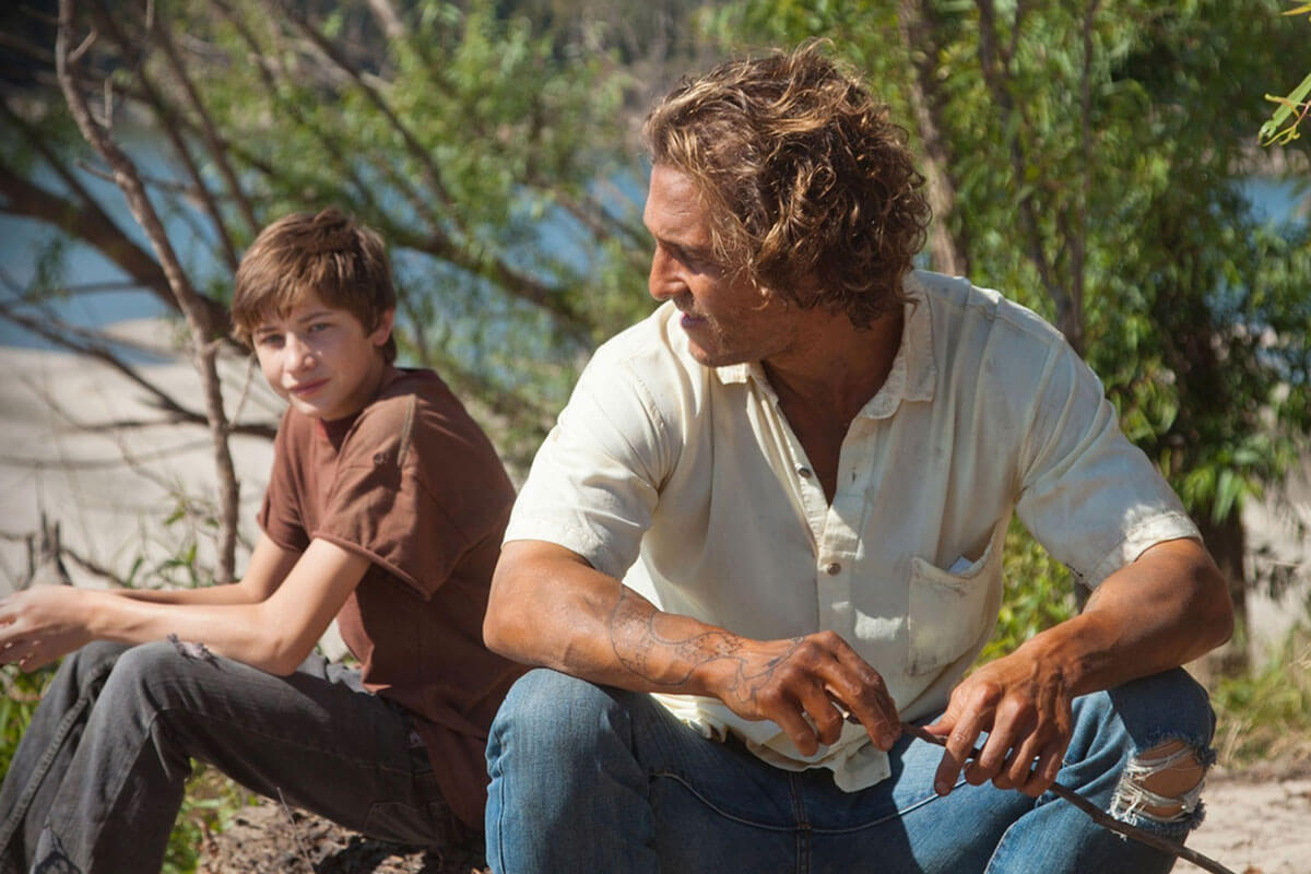 A snapshot from the film Mud featuring Matthew McConaughey