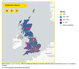 Arts funding: economic benefits by constituency