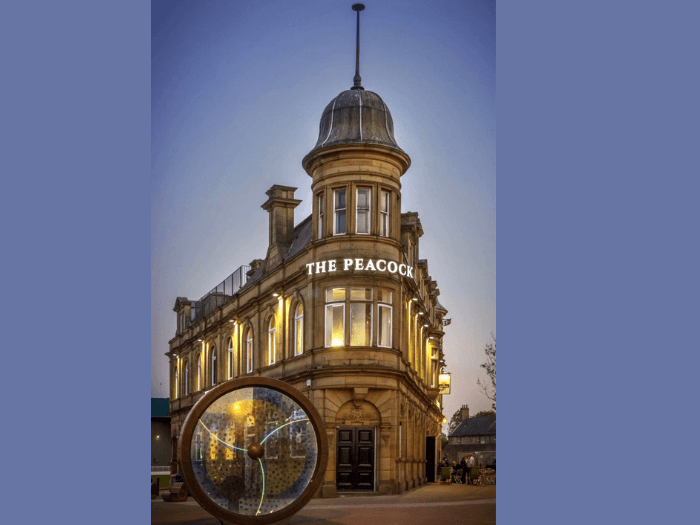 The outside of The Peacock pub in Sunderland.