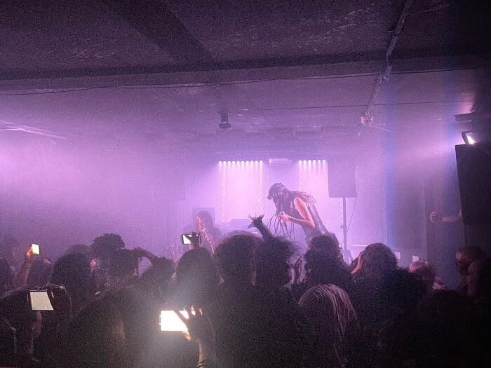 Musicians performing on stage at Vespers