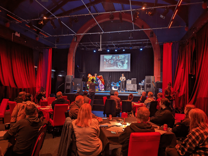 Inside of The Studio Widnes music venue.