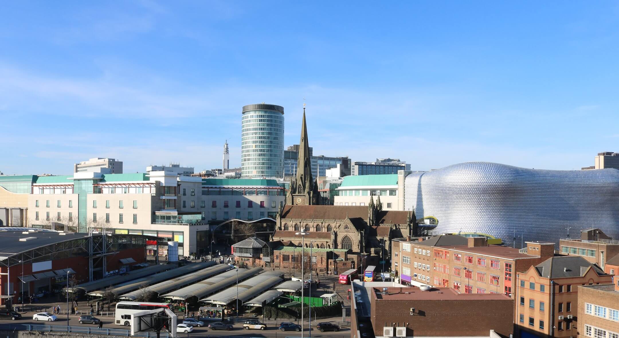 Birmingham skyline.