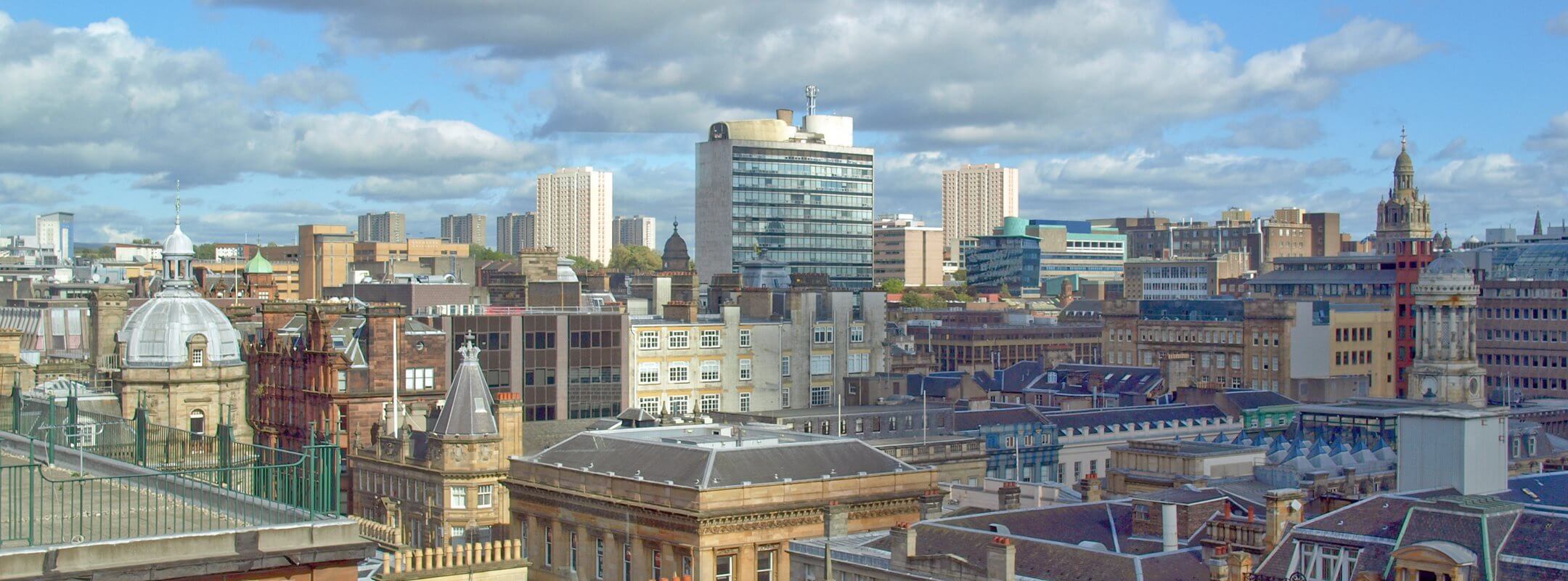 Glasgow skyline.