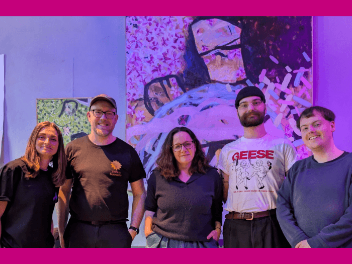 Charlene, Sinead and three members who attended the meeting.