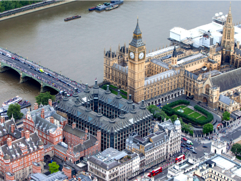 London aerial view