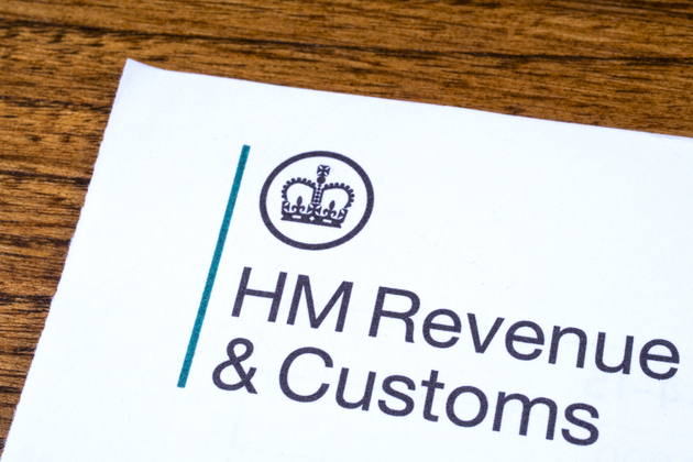 A letter with the HMRC header