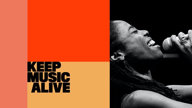 Campaign logo for Keep Music Alive