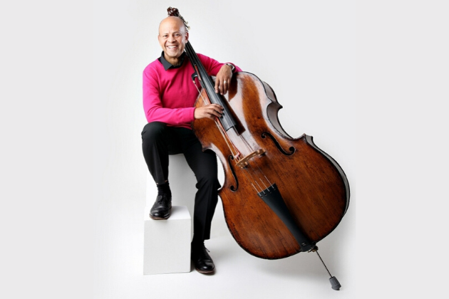 Leon Bosch with his double bass