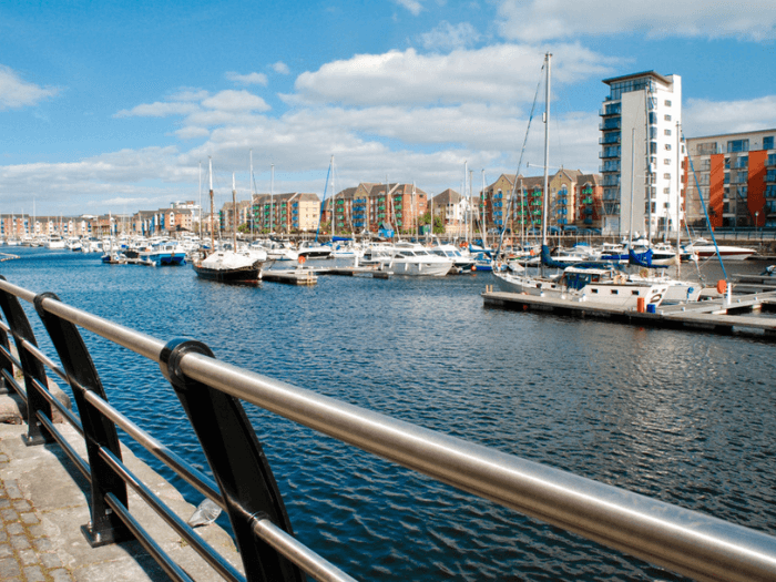 Swansea marina.