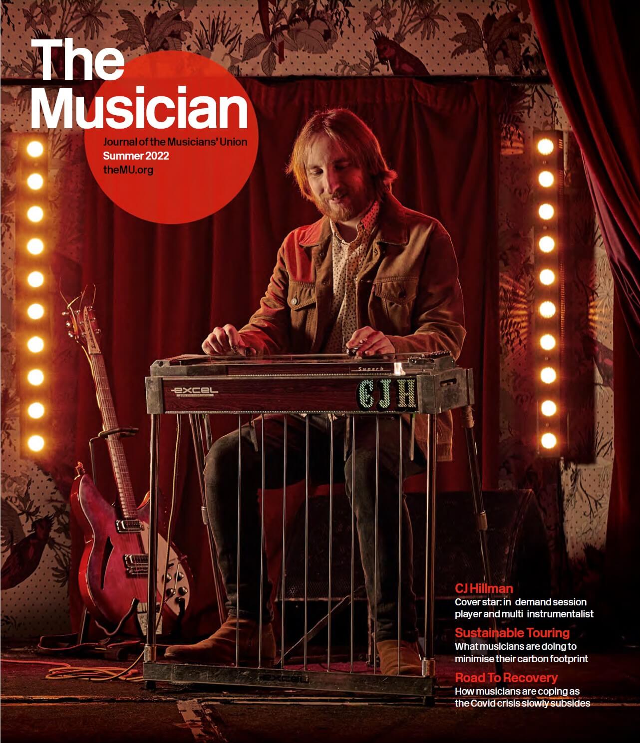 Cover of the Musician Summer 2022 edition featuring CJ Hillman